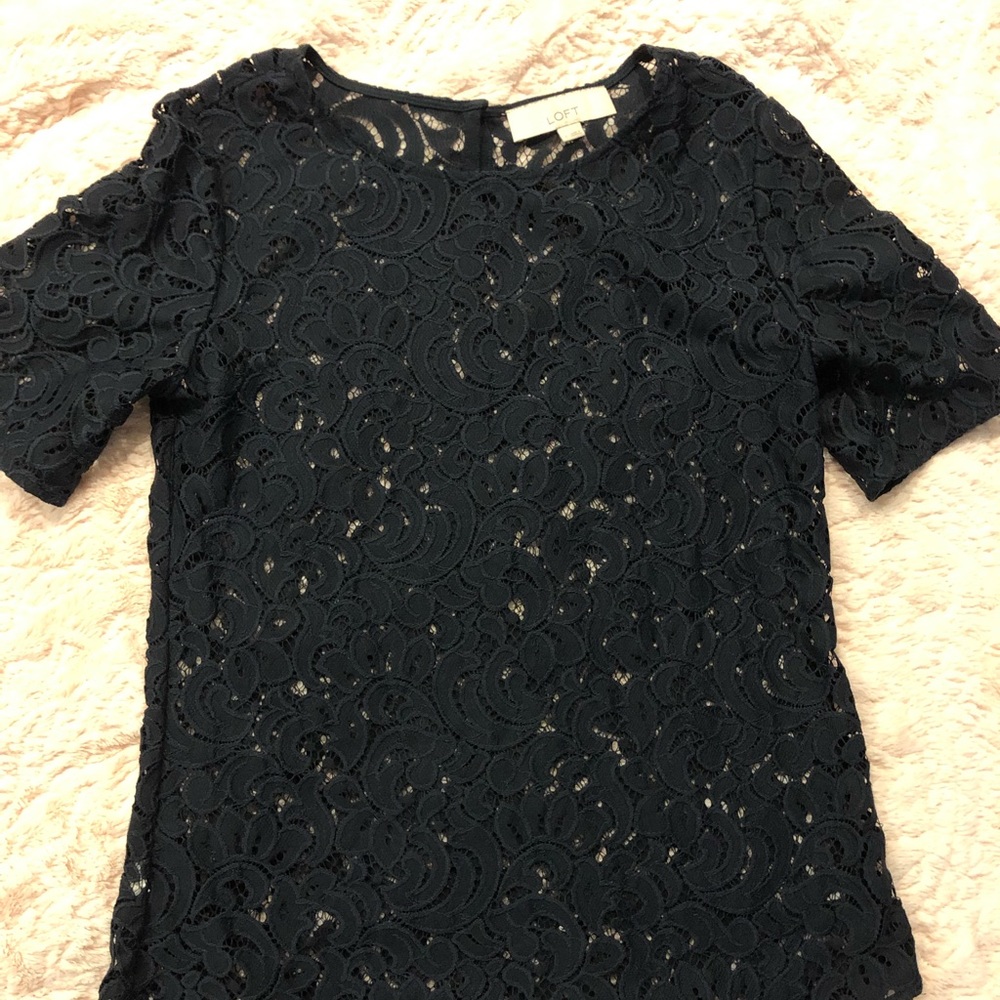 LOFT lace shirt